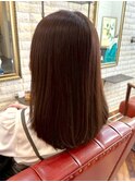 ベージュカラー 髪質改善 20代 30代 ダメージレス ミディアム