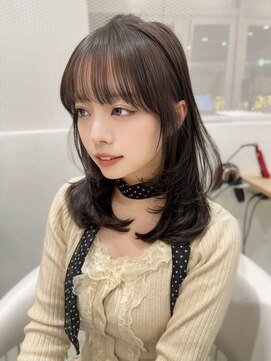 ノエシキカ(noe sikika) ミディアム/韓国/レイヤーカット/ダブルカラー/栄e67