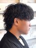 メンズカット＋ツイストスパイラル/波巻きパーマ￥13500#静岡#プードルパーマ