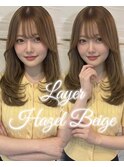 《秋澤紅彩》ブリーチなし/オリーブベージュ