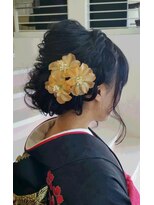 ワークスヘアー(WORKS HAIR)&nbsp;はんなりお着物スタイル