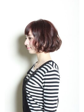 アンドヘアー 西葛西(&-HAIR) &ヘアー/大人ふんわりパーマボブ