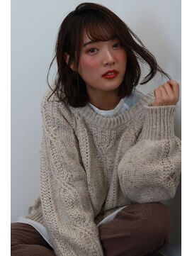 ブリーチ ラボ エーアイ 原宿店(BLEACH LABO Ai) 20代30代40代50代 色っぽふんわりショートの重軽ウェーブヘア♪