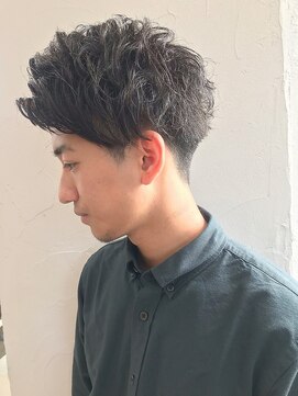メンズサロンドットリアン(dot. lien) 好印象かき上げマッシュ/パーマ【町田/町田駅】
