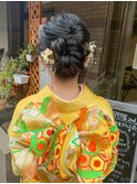 （成人式）振袖着物ヘアセット