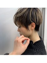 クレア 茅ヶ崎(CREA)&nbsp;コントラストハイライト×大人ベージュ