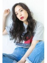 アジールヘア 池袋東口店(agir hair)&nbsp;ルーズウェーブで外国人風のこなれ質感無造作パーマ池袋池袋東口