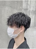 波巻きパーマ