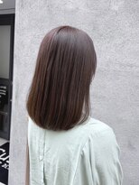 スイート ヘアデザイン(Suite HAIR DESIGN)&nbsp;髪質改善ストレート× オリーブブラウン× ミディアム