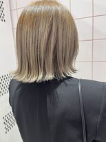 ロンドルーチェ 心斎橋(Lond luce)&nbsp;ダークアッシュ/ミディアムレイヤーカット［髪質改善/縮毛矯正］