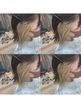 ロンド レグリーズ 立川(Lond leglise) 【槌矢圭悟】インナーカラー外ハネショート