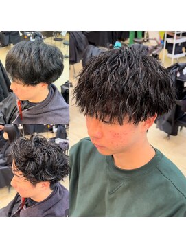 サロン ド ロイ(Salon de Roi) 六甲癖毛縮毛矯正メンズパーマツイストスパイラルツイスト