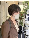 くびれヘア/顔周り/韓国/ボブ/レイヤーカット/前髪/カラー/渋谷