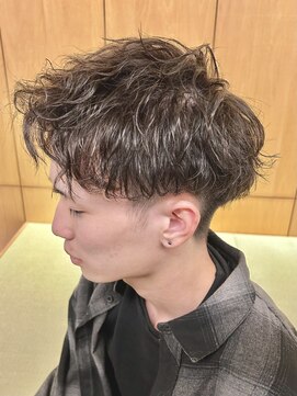 ニアウ 伊勢崎連取店(Niau) メンズマッシュパーマツイストスパイラルパーマ波巻きパーマ