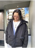 スパイラルパーマ フルハイライト