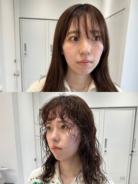 タス(tas) tas似合わせカット before&after　【レイヤーニュアンスパーマ】