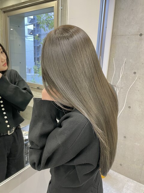 【YUTO】@yuto.fuku.hair 美髪矯正×オリーブカラー
