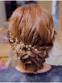 結婚式お呼ばれヘアアレンジ