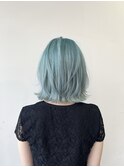 水色×外ハネレイヤー