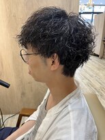 メンズサロン ルーブ 新潟(メンズサロンLOOB)&nbsp;波巻きパーマメンズパーマメンズヘアツーブロックツイストパーマ