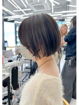 ビューナゴヤ 名駅(VIEW NAGOYA) 黒髪カタログ/ボブルフ/小顔に見せるヘア/ワンレン