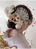 【ヘアアレンジ】あみこみスタイル【着付け】