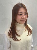 シェリ(Cheri)&nbsp;ハイレイヤーカット:オレンジブラウン