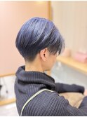 【上大岡】大人女子/刈り上げショート/ブルーカラー