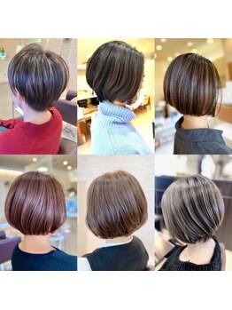 クール ヘアー ギャラリー 神明町店(COOL Hair gallery)の写真/"白髪ぼかしハイライト"で、大人女性の魅力を引き出す。贅沢な時間をお過ごしください。
