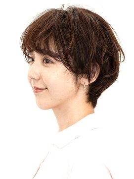 インセプション 銀座(INCEPTION) 切りっぱなしショート・ボブ/絶壁解消/前髪なし/20代/30代/丸顔