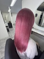リアル(REAL) pink #ブリーチ#ダブルカラー#エクステ#シールエクステ#髪質改善