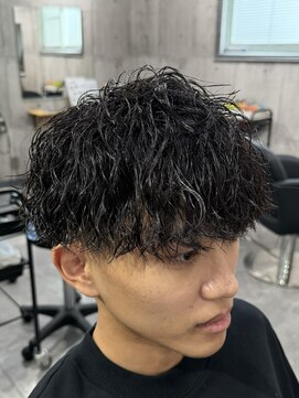 ビカムメンズヘアー 栄店(become men's hair) 縦落ちパーマ/ツイストスパイラルパーマ/名古屋縦落ちパーマ