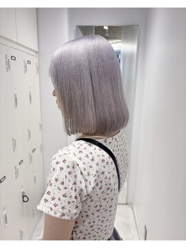 ブラウン(Brown) ミディアムヘア/デザインカラー/フェイスフレーミング/藤沢