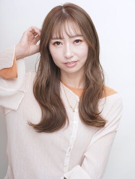 セプト 天神大名(SEPT.) ミルクティーアッシュ くすみカラー 透明感 ゆる巻きロング