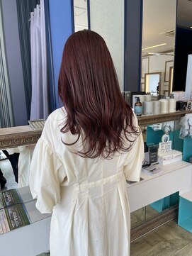 コワファースト 大分(COIFF1RST) 発色の良いピンクパープルカラー