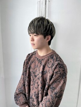 ミュー(Mu) 1ブリーチで作る　メンズハイライト