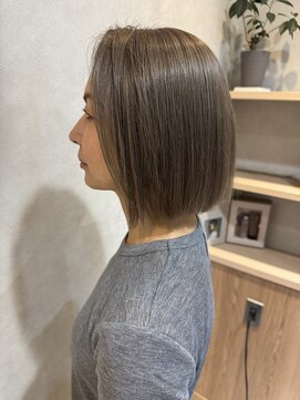 #ミルクティーベージュ#バイカルテ#艶髪