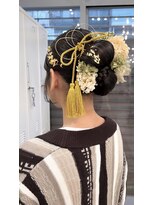 ロミー 本厚木(ROMMY.) 成人式や卒業式に◎タイトリボンヘアアレンジ