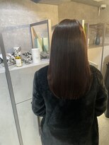 ノス 表参道(NOOS)&nbsp;髪質改善/黒髪カタログ/縮毛矯正/ミネコラ/アッシュブラック