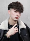 スペインカール　前下がりマッシュ