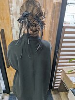 バンビ プライベート サロン(Bambi private salon)&nbsp;お呼ばれヘア＊リボンアレンジ*カチモリヘアBambi松平