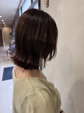 ラーム 宇部高校前店(rame) 髪質改善、外ハネスタイル