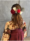 卒業袴、卒業ヘアメ