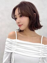 ロエ 元町店(Loe) 元町石川町レイヤーカット韓国ダブルカラー顔周り前髪カットボブ