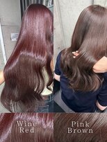 エヌアイ オモテサンドウ(ni omotesando)&nbsp;要保存☆色持ち◎ワンホンカラー ワインレッドピンクブラウン