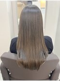 透明感あるブラウンロング×トリートメントで叶う艶髪
