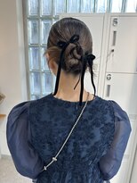 フォンセ(fonce)&nbsp;タイトなカチモリ×ベロアリボン