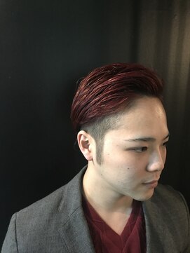 ゾーマ(ZOUMA) すっきりショート　ワインレッド