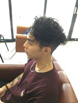 ヘア メイク クオーレ(Hair make cuore)&nbsp;ショート×ハードウェーブ(ツーブロック仕立て)