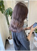 ミルキーラベンダーグレージュ